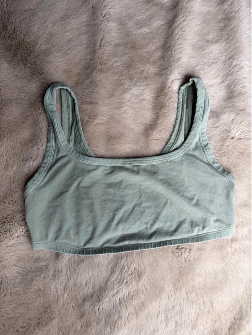 Offline By Aerie Og Classic Sports Bra olive green size XL